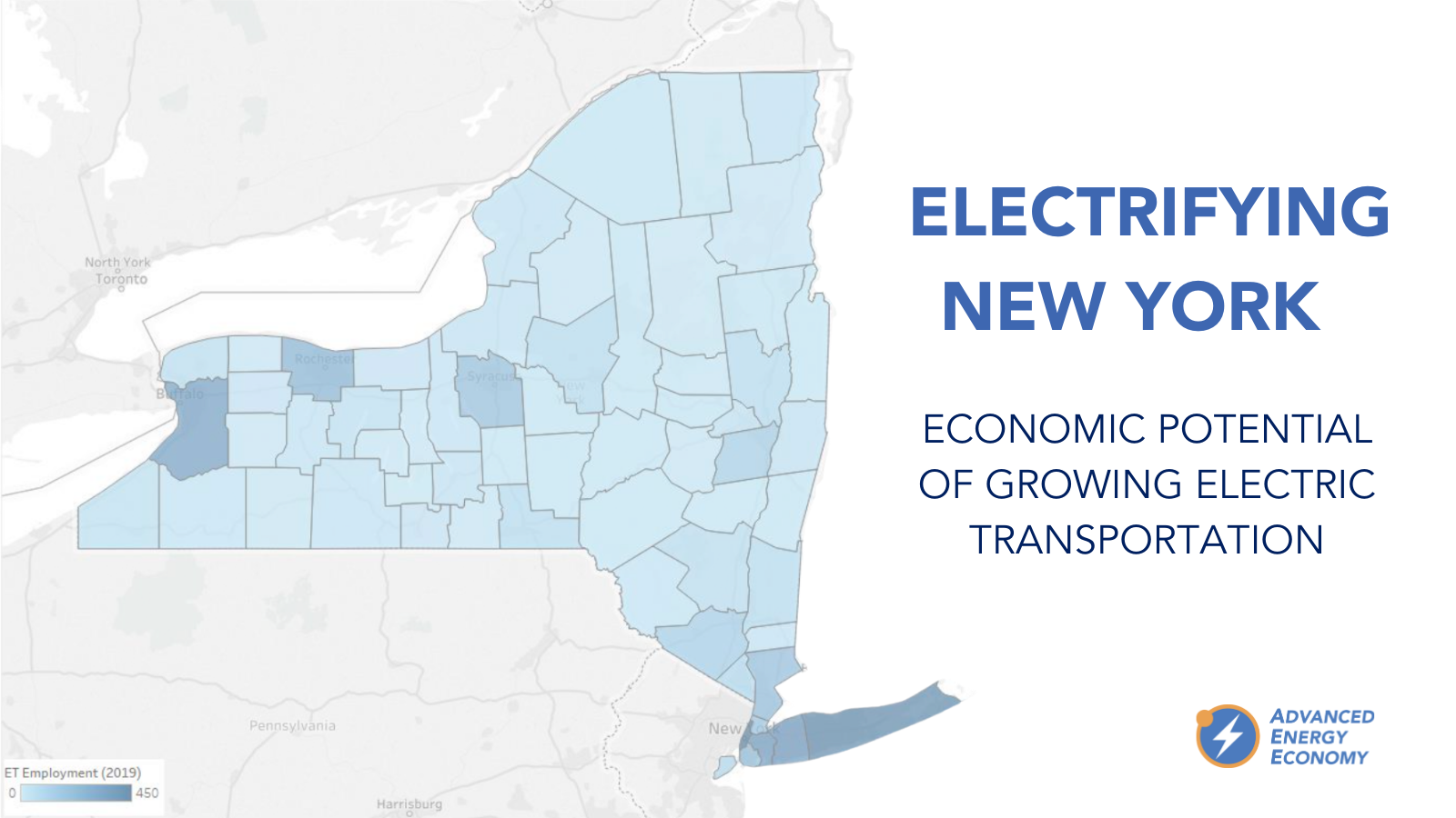 Electrifying New York Map with Text